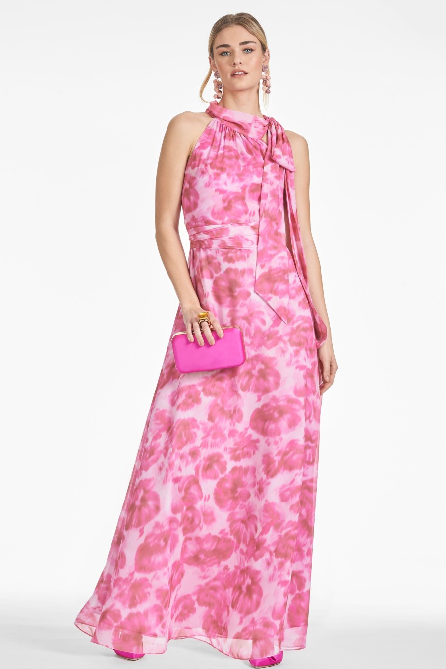 Sachin & Babi Kayla Gown-Pink Fantasia Bloom | Covered