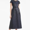 Sachin & Babi Fallon Dress-Black/Midnight | Cap Sleeve