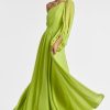 Sachin & Babi Makayla Gown-Chartreuse | Covered