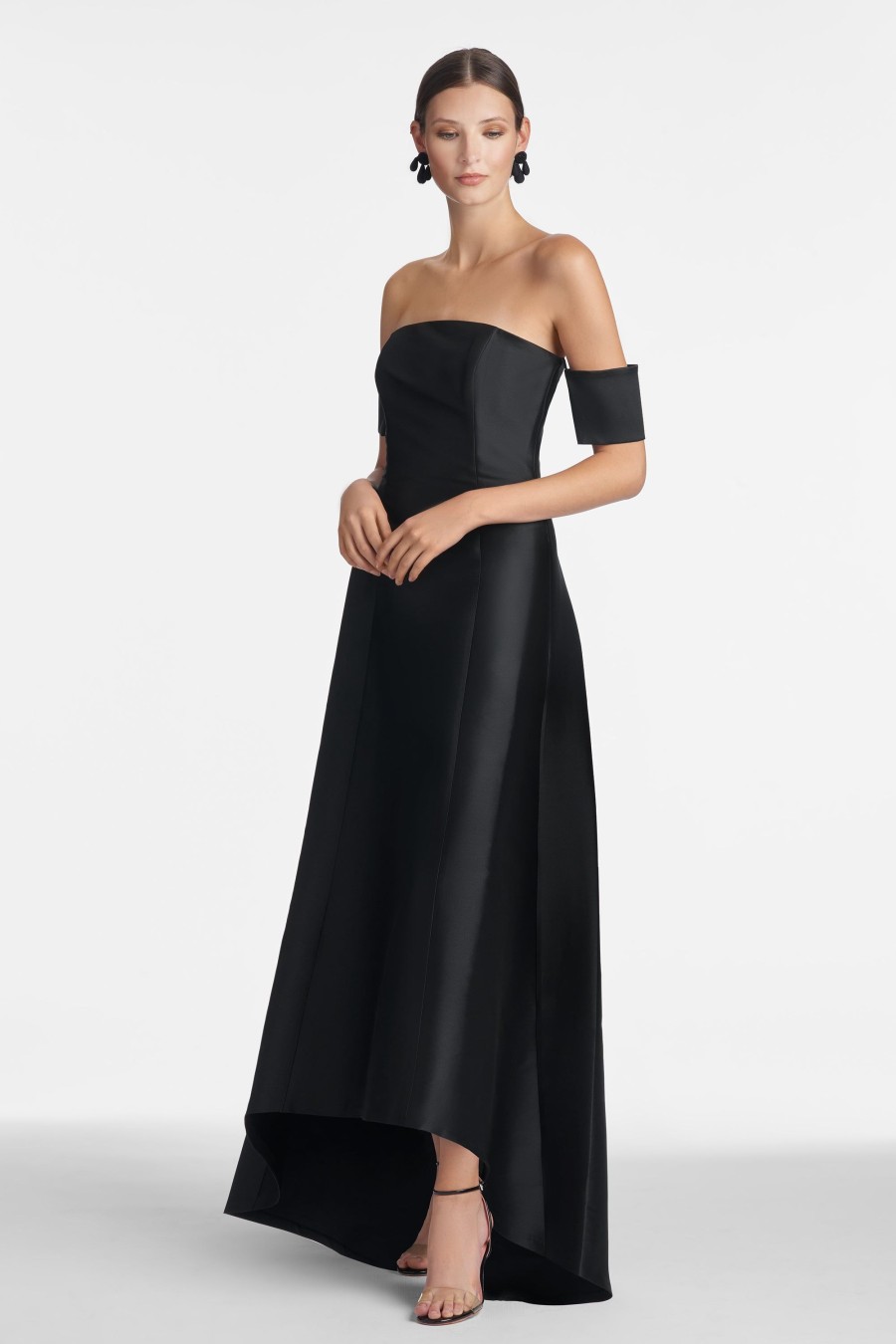 Sachin & Babi Agyness Gown-Black | Plus Sizes