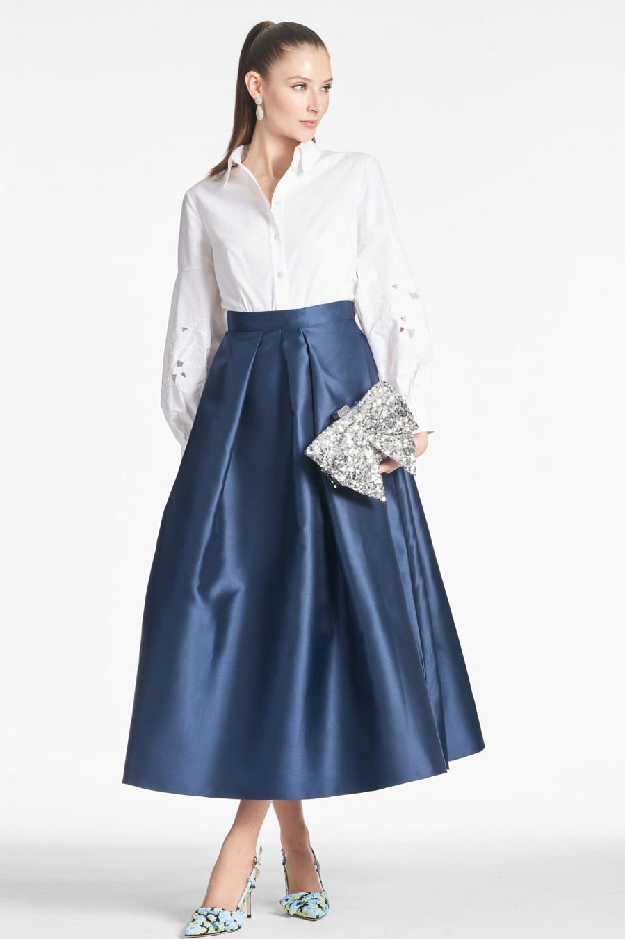 Sachin & Babi Leighton Skirt-Navy | Matching Sets