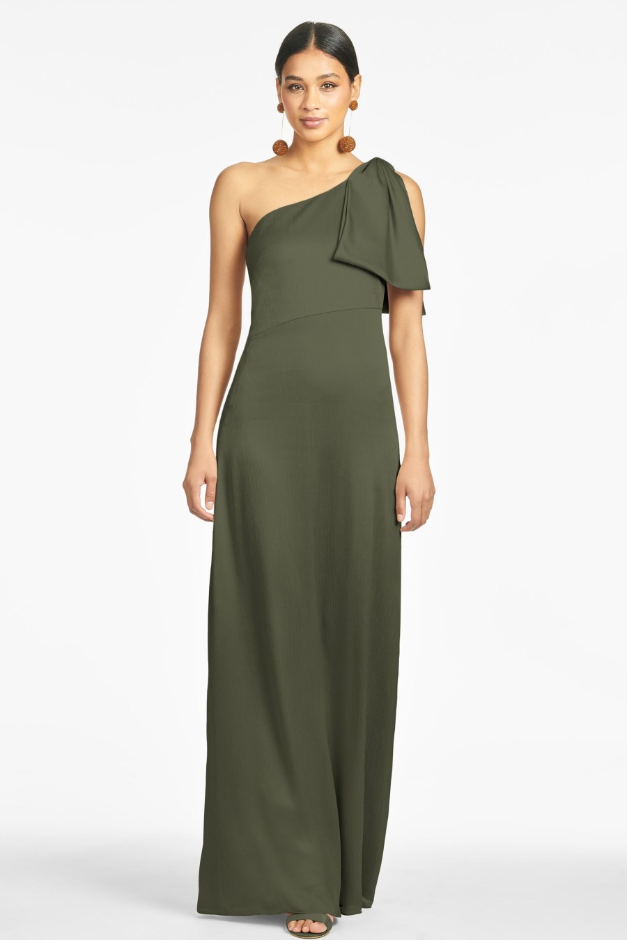 Sachin & Babi Chelsea Gown-Moss Green | Plus Sizes