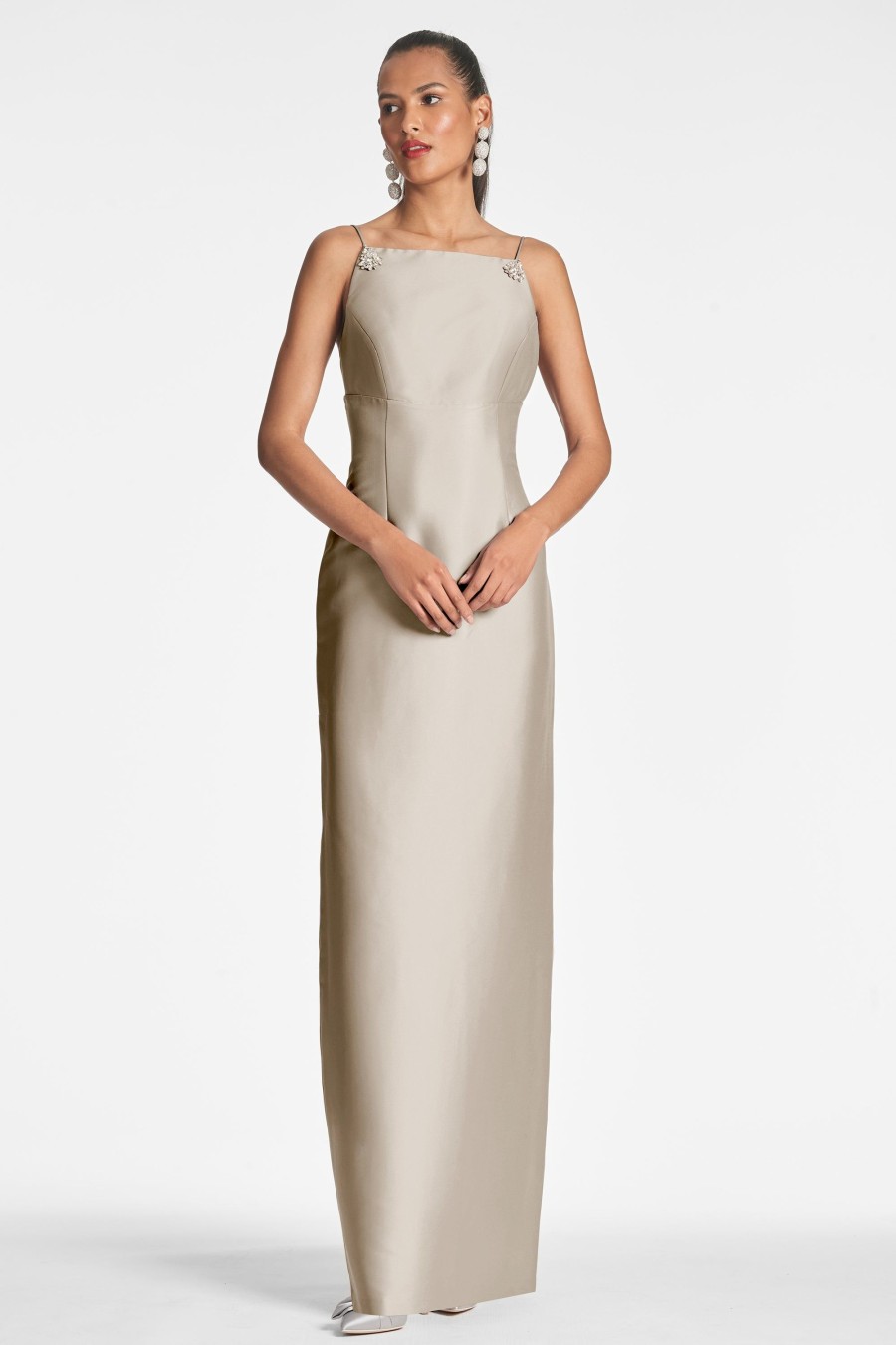 Sachin & Babi Pryce Gown-Pewter | Covered