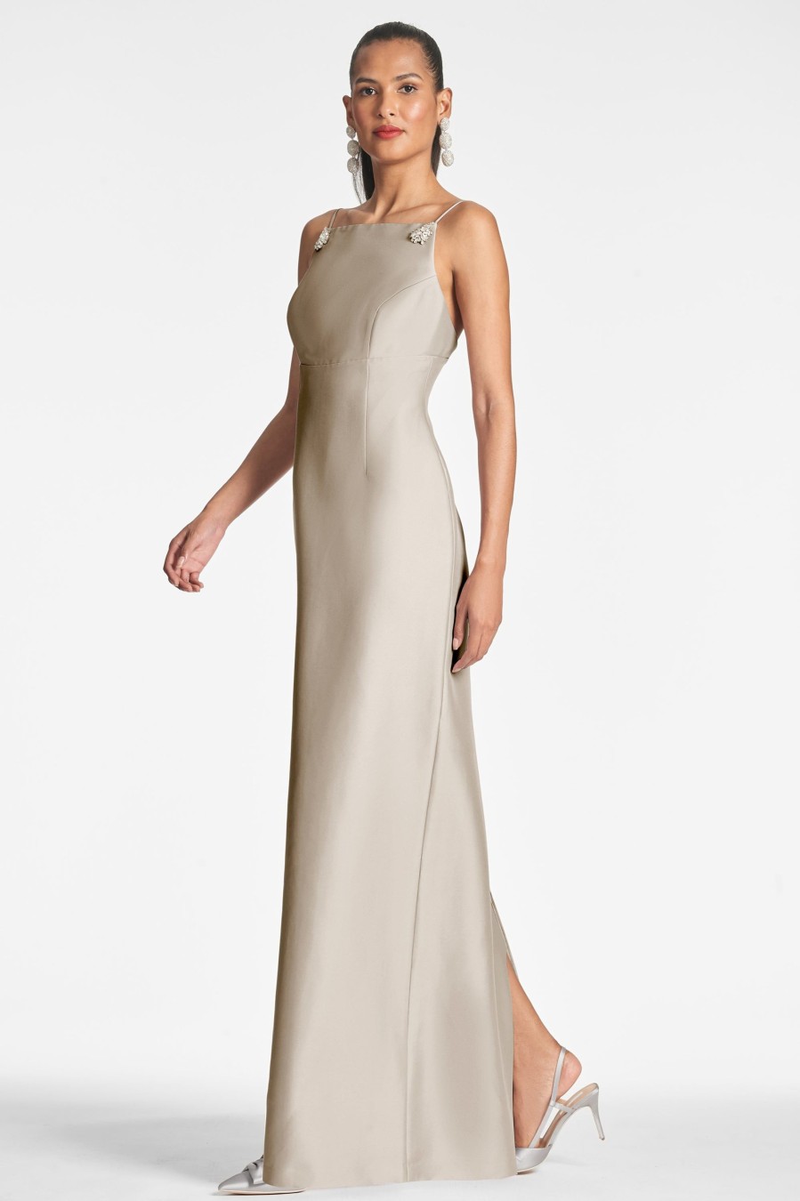 Sachin & Babi Pryce Gown-Pewter | Covered