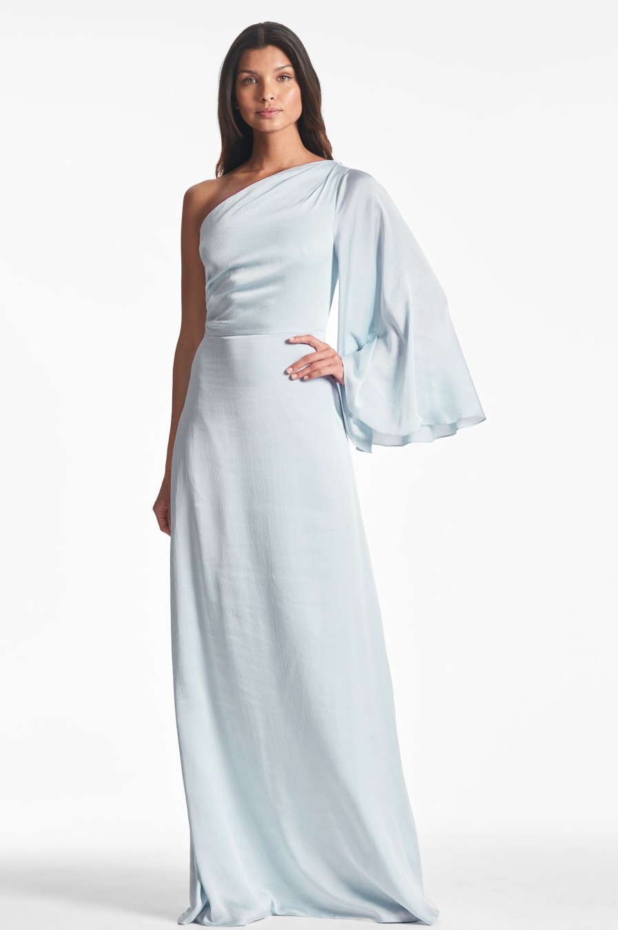 Sachin & Babi Keely Gown-Ice Blue | Plus Sizes