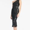 Sachin & Babi Carmen Dress-Black | One Shoulder