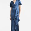 Sachin & Babi Mila Gown-Indigo | Covered