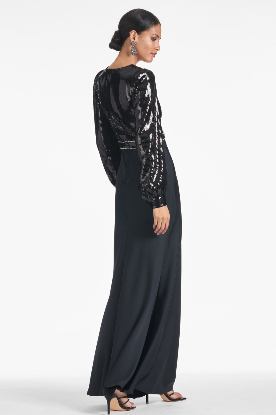 Sachin & Babi Lane Gown-Black | Covered