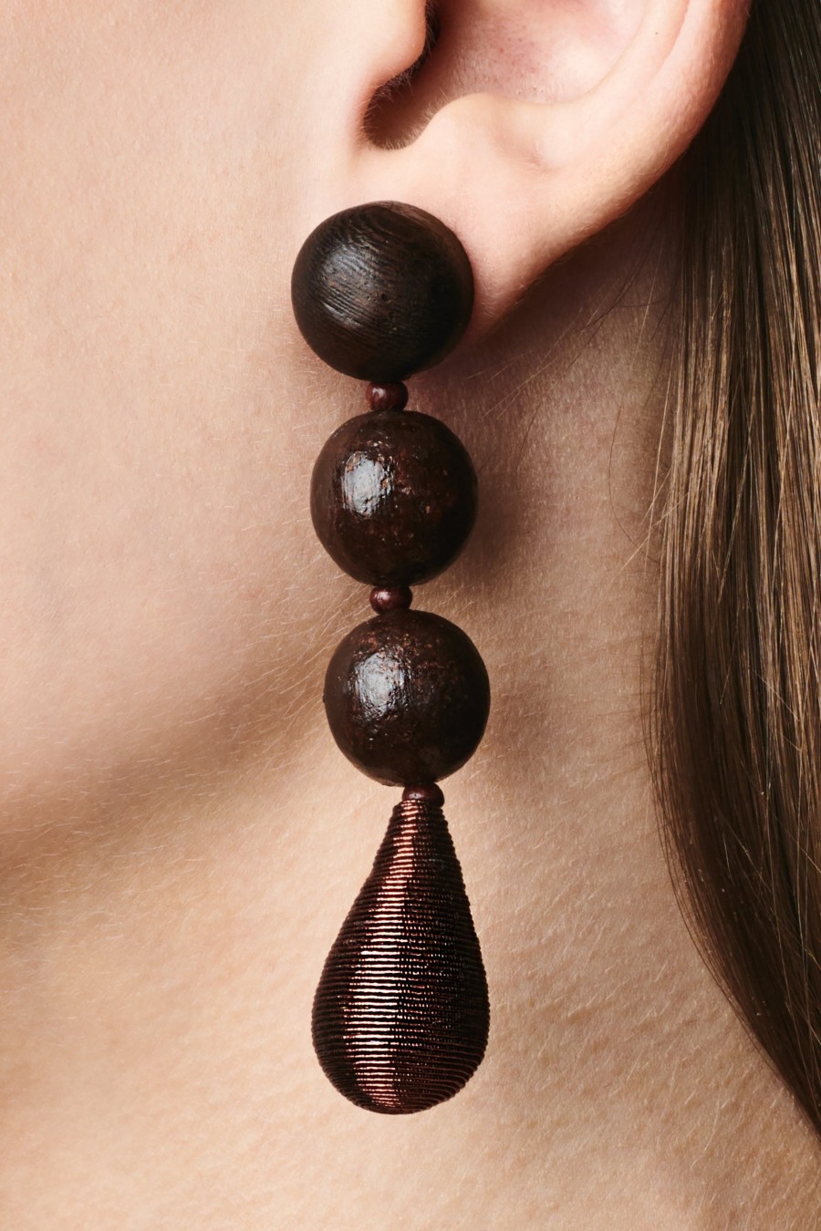 Sachin & Babi Frida Earrings-Wood | Earrings