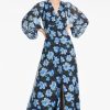 Sachin & Babi Jenny Gown-Ocean Blue Magnolia | Plus Sizes