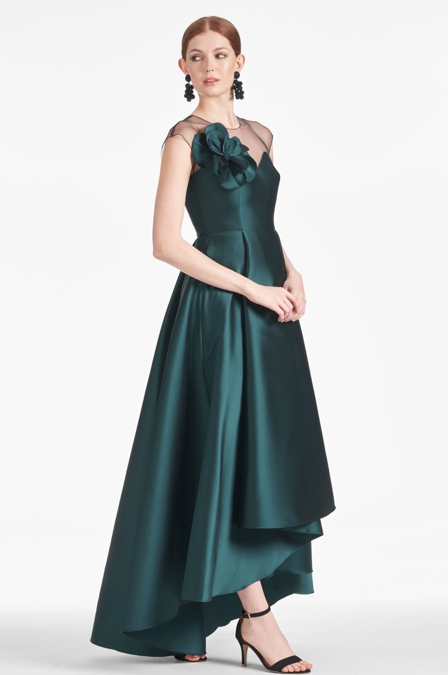 Sachin & Babi Blakely Gown-Forest Green | Plus Sizes