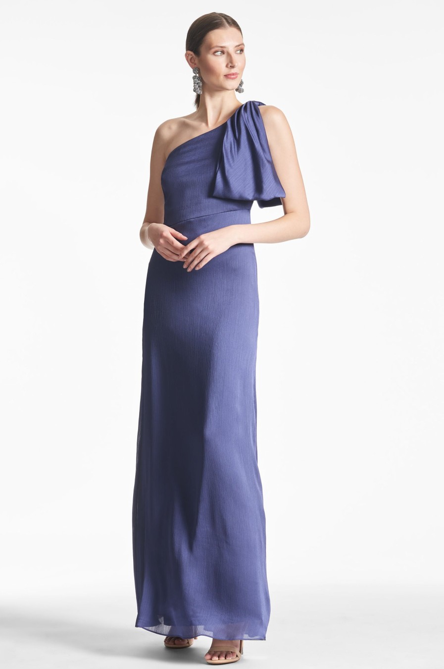 Sachin & Babi Chelsea Gown-Deep Cobalt | Plus Sizes