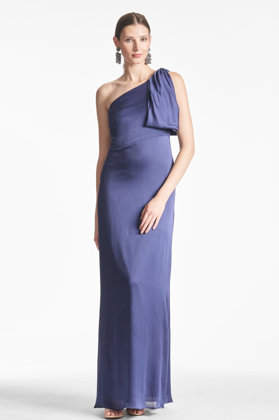 Sachin & Babi Chelsea Gown-Deep Cobalt | Plus Sizes