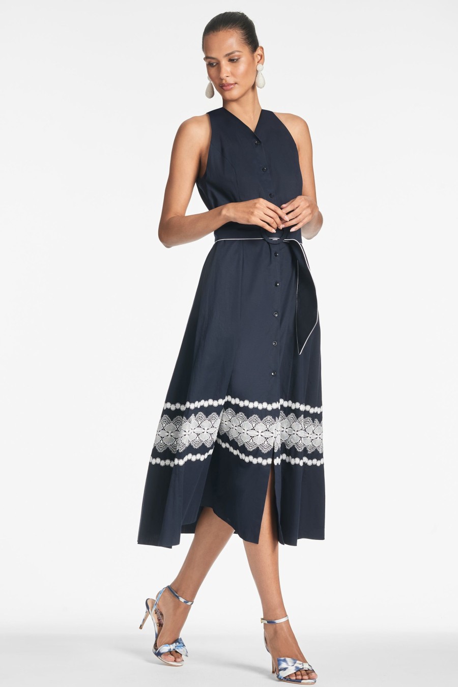 Sachin & Babi Georgia Dress-Midnight | Sleeveless