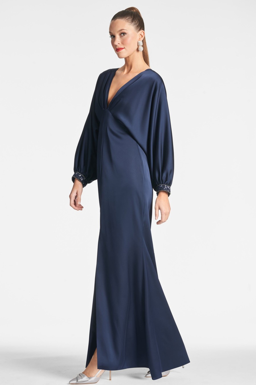 Sachin & Babi Maia Gown-Midnight | Plus Sizes