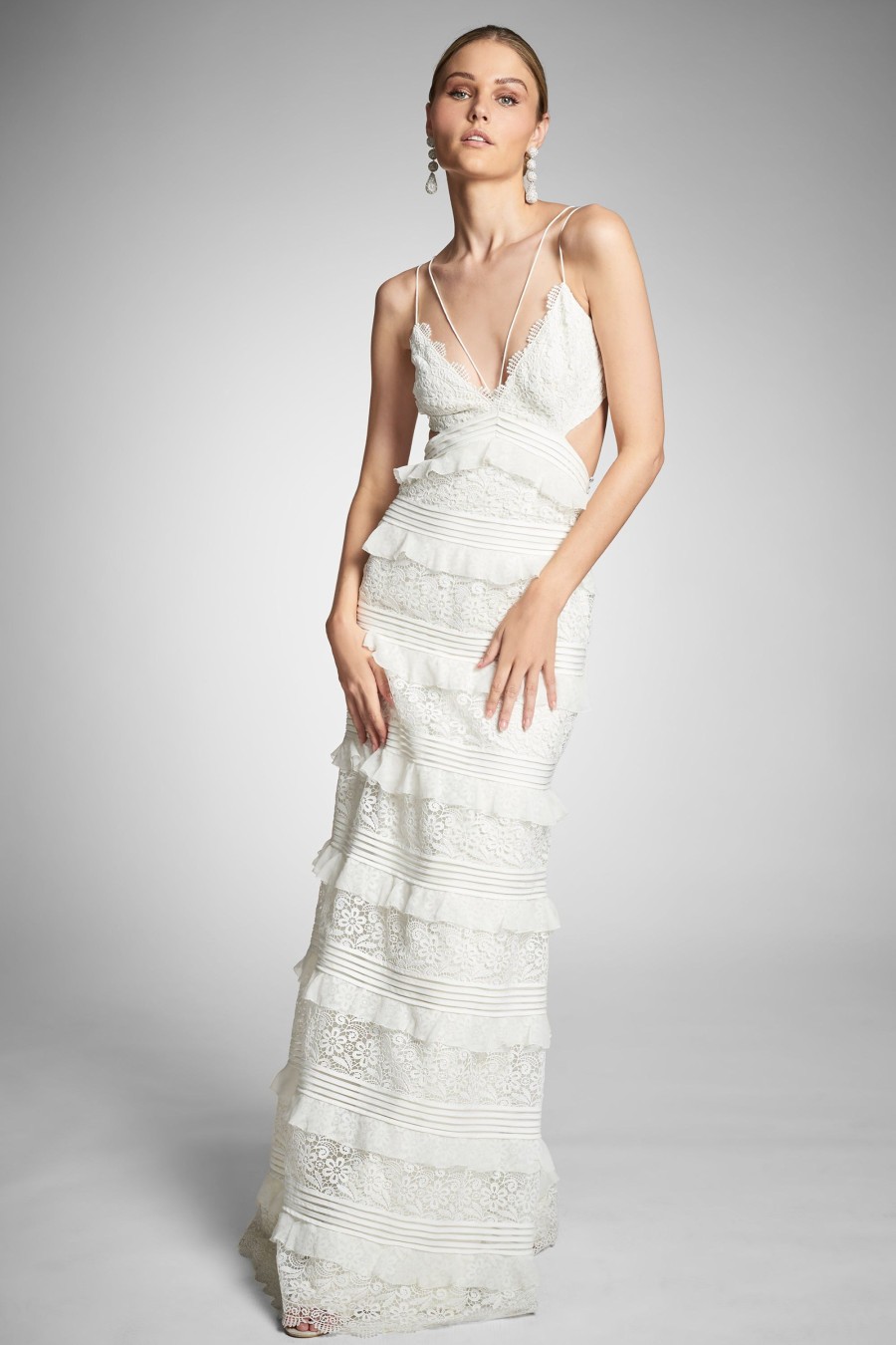 Sachin & Babi Nina Gown-Ivory | Covered