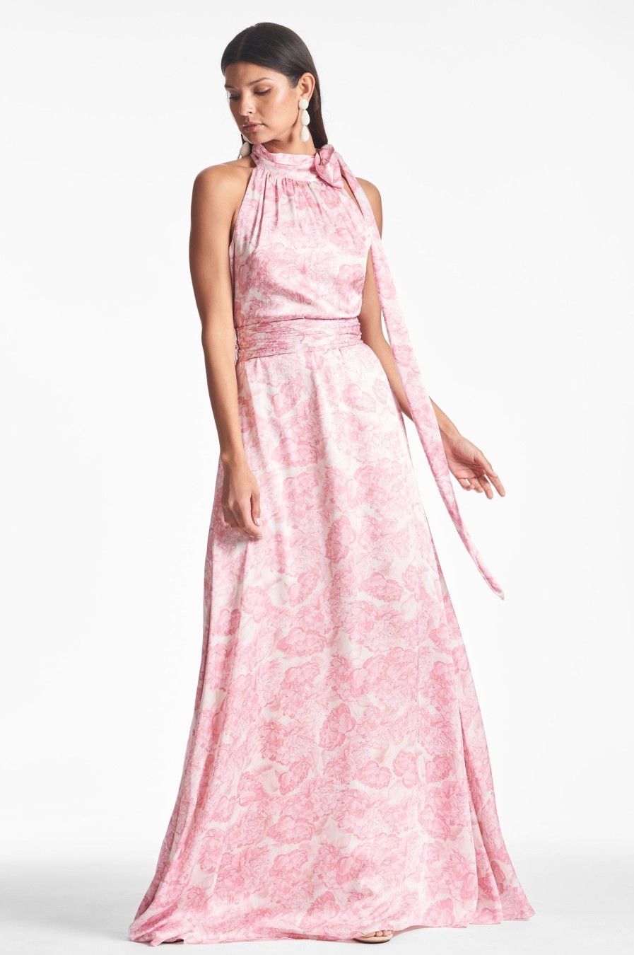 Sachin & Babi Kayla Gown-Rouge Damask Rose | Plus Sizes