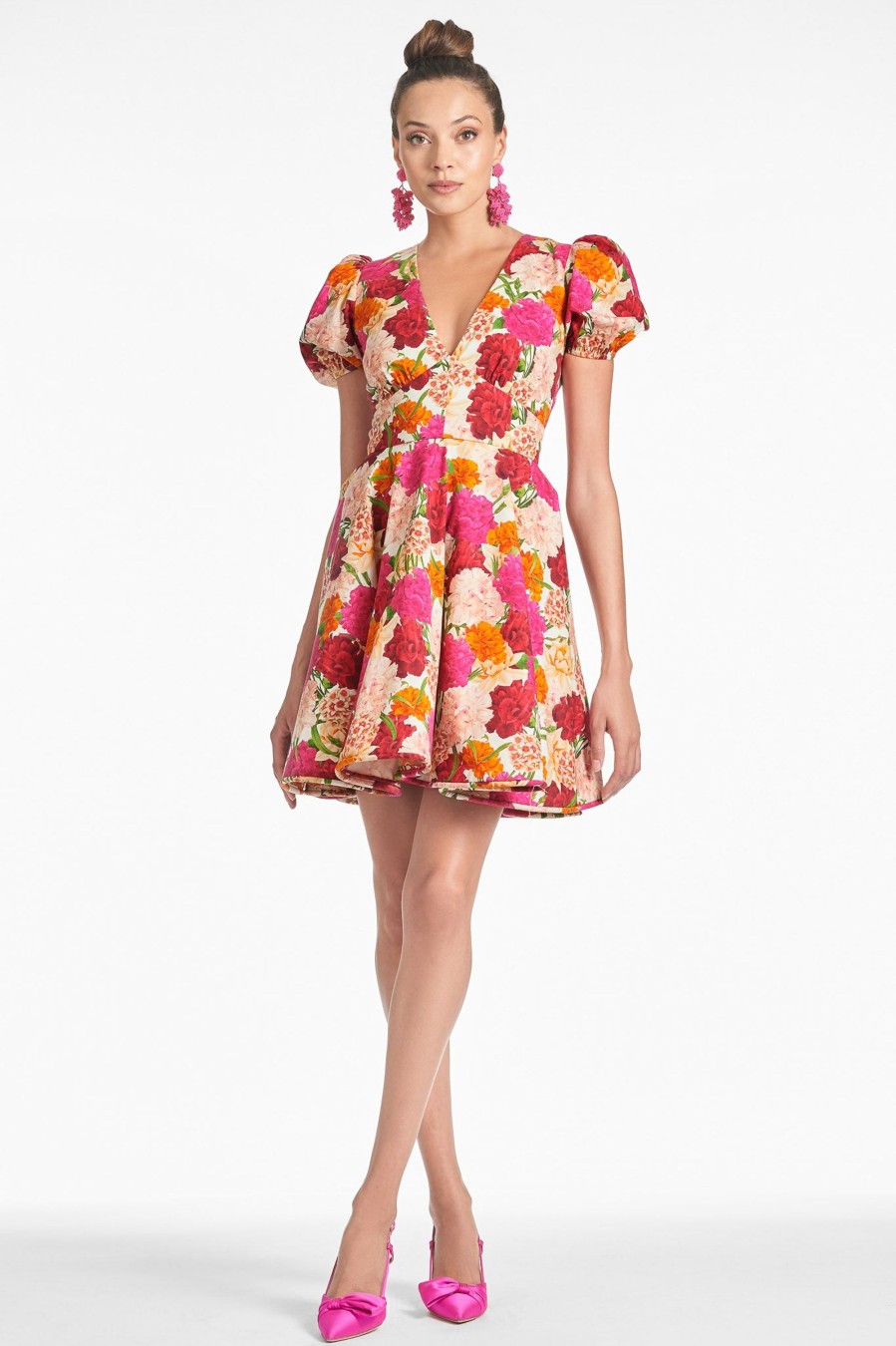 Sachin & Babi Festa Dress-Molti Fiore | Short Sleeve