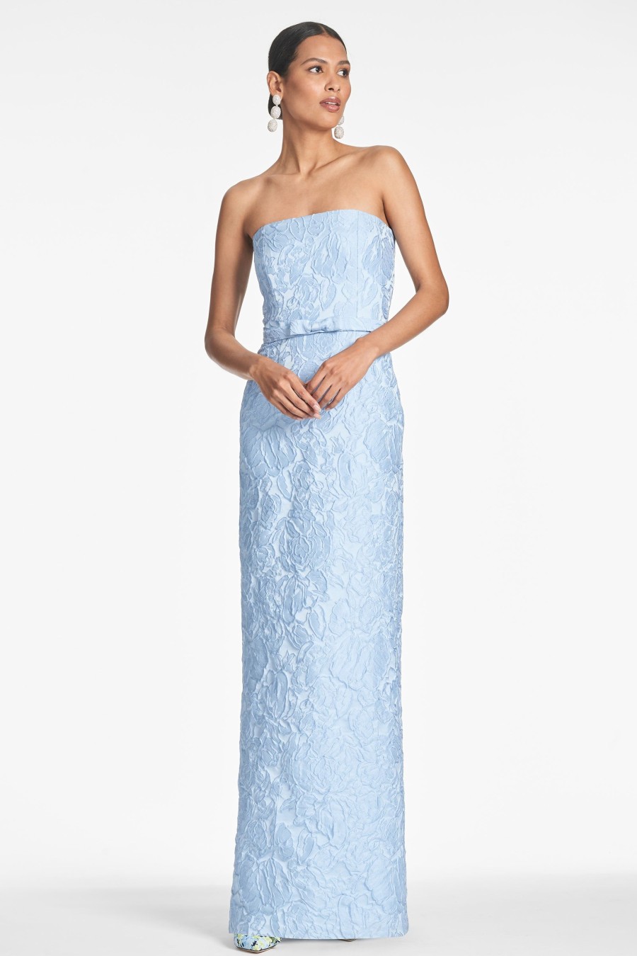 Sachin & Babi Sophia Gown-Ice Blue | Covered