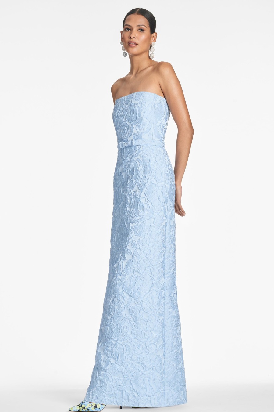 Sachin & Babi Sophia Gown-Ice Blue | Covered