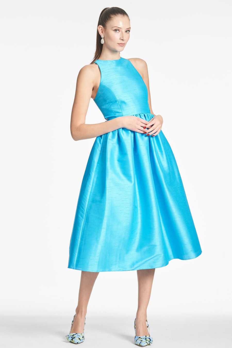 Sachin & Babi Alicia Dress-Electric Blue | Sleeveless