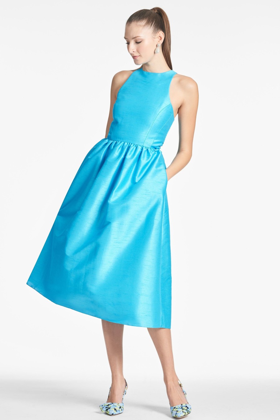 Sachin & Babi Alicia Dress-Electric Blue | Sleeveless