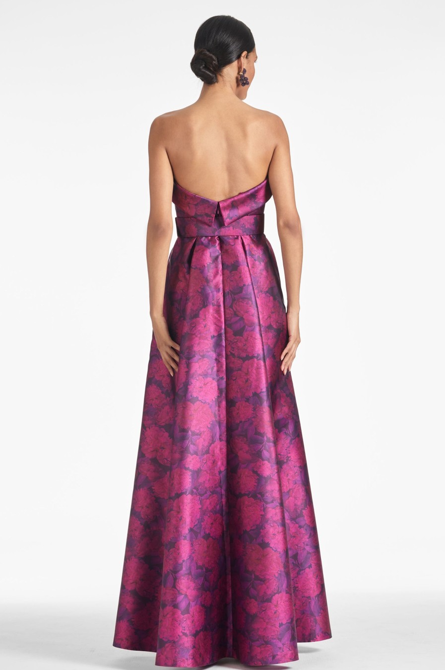 Sachin & Babi Brielle Gown-Magenta Bloom | Plus Sizes