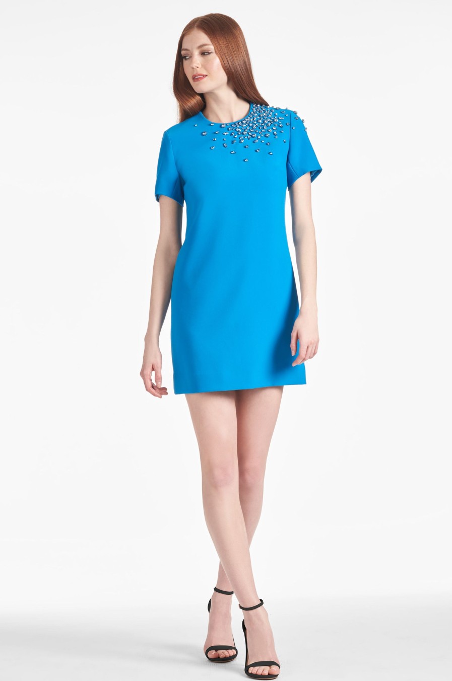 Sachin & Babi Lauren Dress-Azure | Short Sleeve