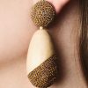 Sachin & Babi Christina Earrings-Wood / Crystals | Earrings