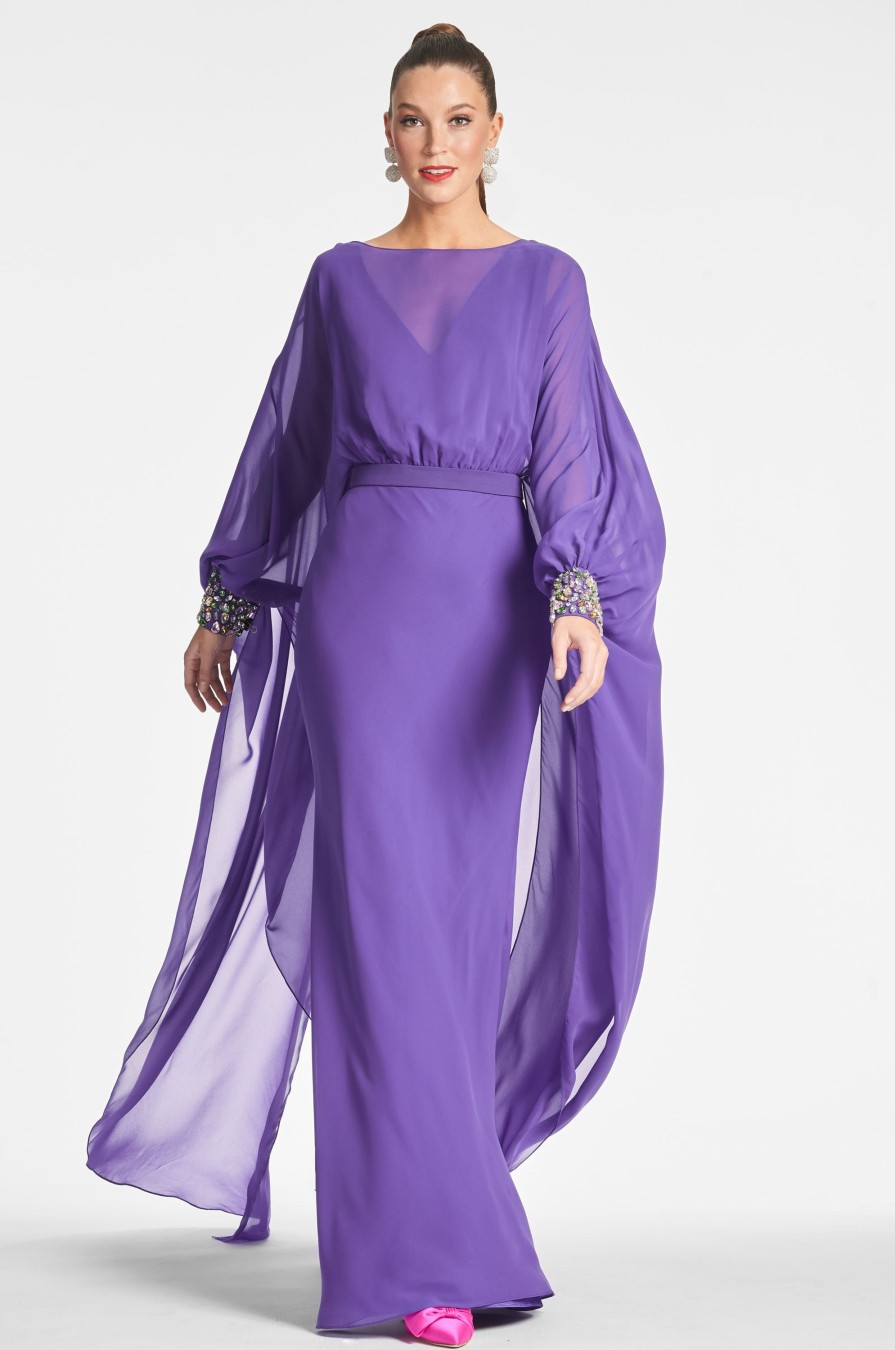 Sachin & Babi Aphrodite Gown-Amethyst | Plus Sizes