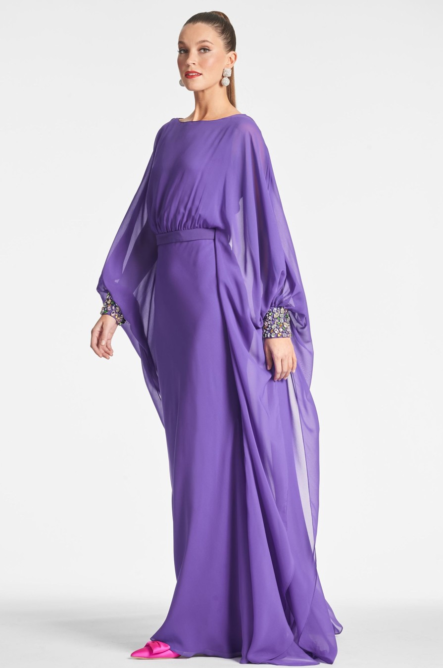 Sachin & Babi Aphrodite Gown-Amethyst | Plus Sizes