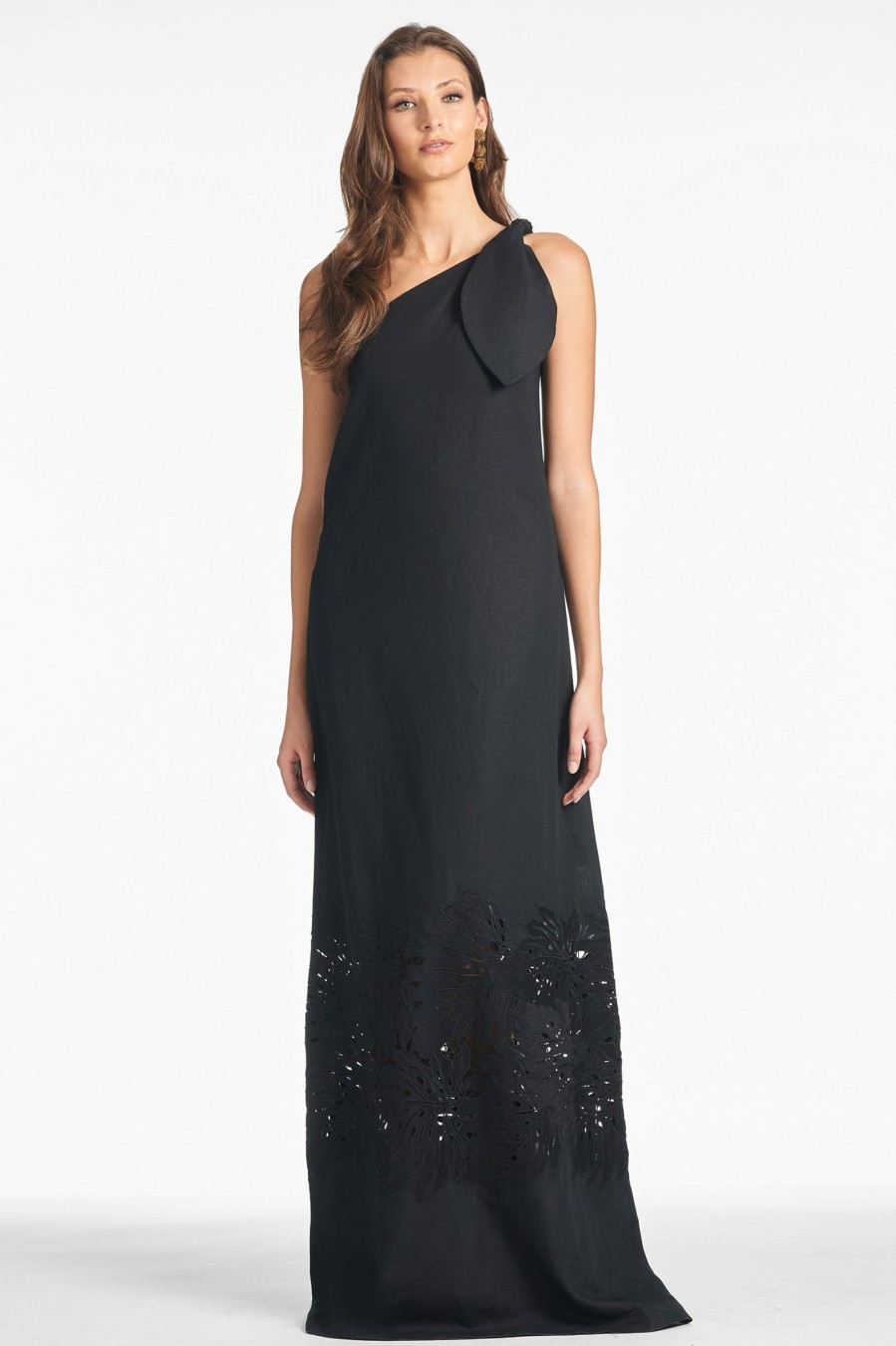 Sachin & Babi Monica Dress-Black | One Shoulder