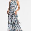 Sachin & Babi Blair Dress-Ice Blue Garden | Sleeveless