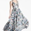 Sachin & Babi Kenzia Gown-Ice Blue Garden | Covered