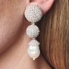 Sachin & Babi Maribel Earrings-Crystals / Baroque Pearl | Earrings