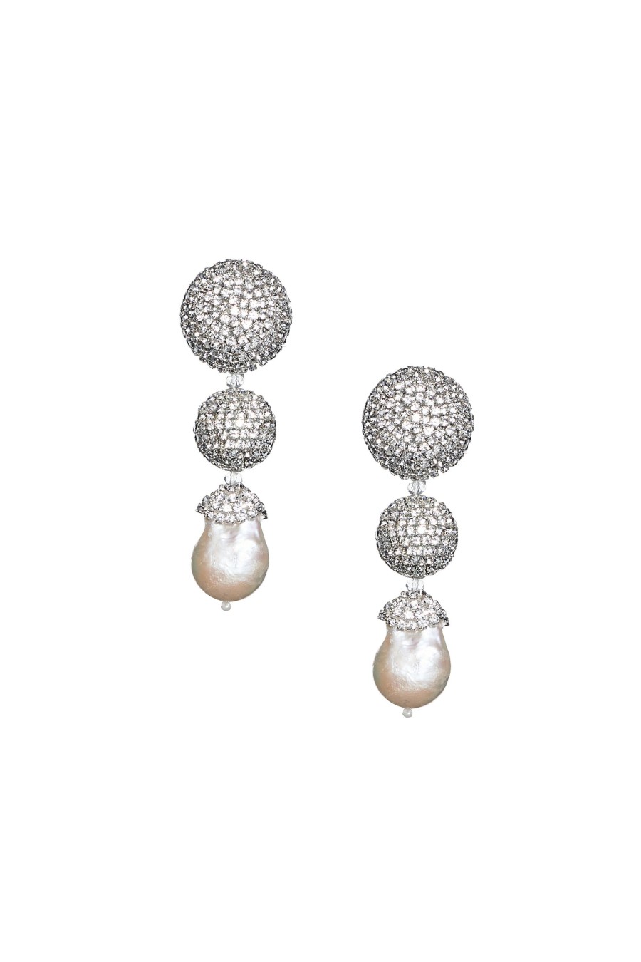 Sachin & Babi Maribel Earrings-Crystals / Baroque Pearl | Earrings