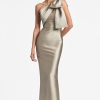 Sachin & Babi Bonnie Gown-Pewter | Covered