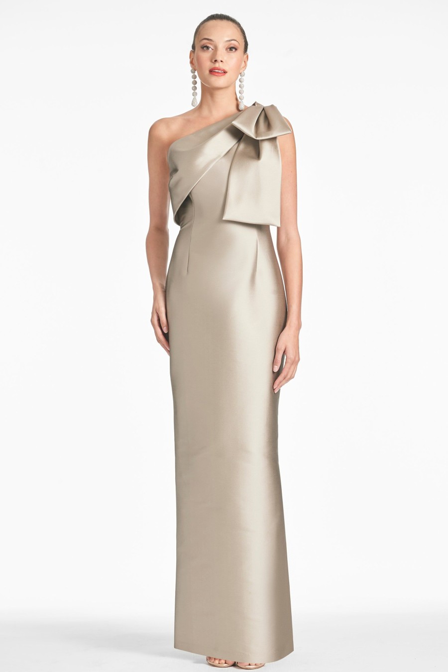 Sachin & Babi Bonnie Gown-Pewter | Covered