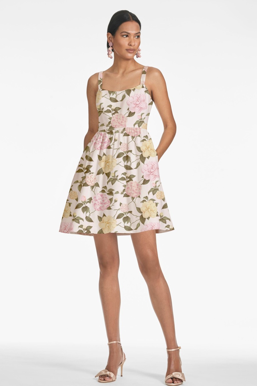 Sachin & Babi Samira Dress-Pink Lemonade Bouquet | Sleeveless