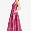 Sachin & Babi Brooke Gown-Magenta Bella Bouquet | Covered