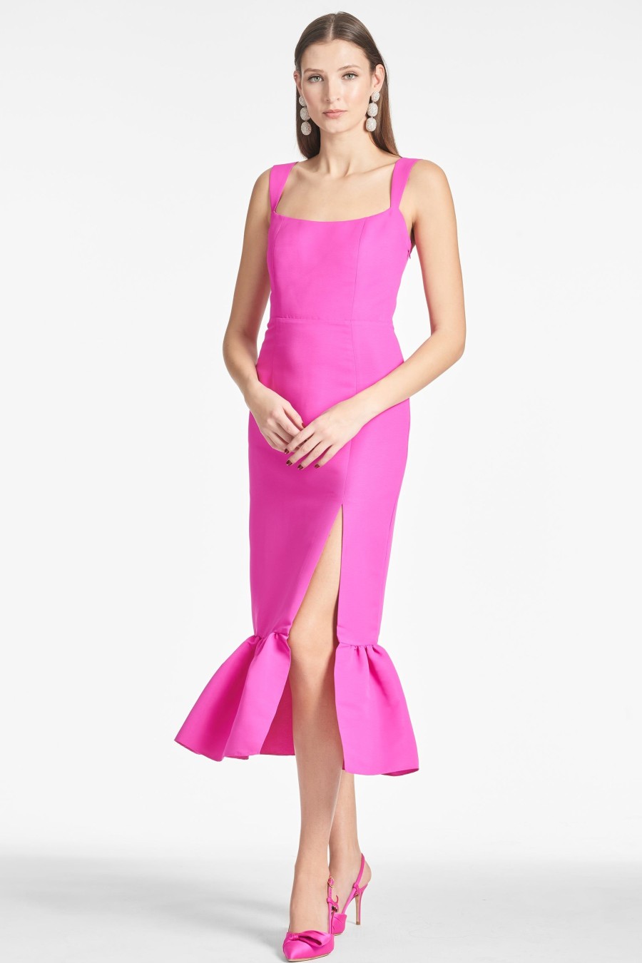 Sachin & Babi Laura Dress-Cerise | Sleeveless