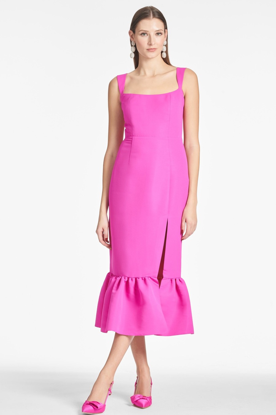 Sachin & Babi Laura Dress-Cerise | Sleeveless