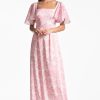 Sachin & Babi Aurora Gown-Rouge Damask Rose | Plus Sizes