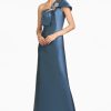 Sachin & Babi Ines Gown-Steel Blue | Covered