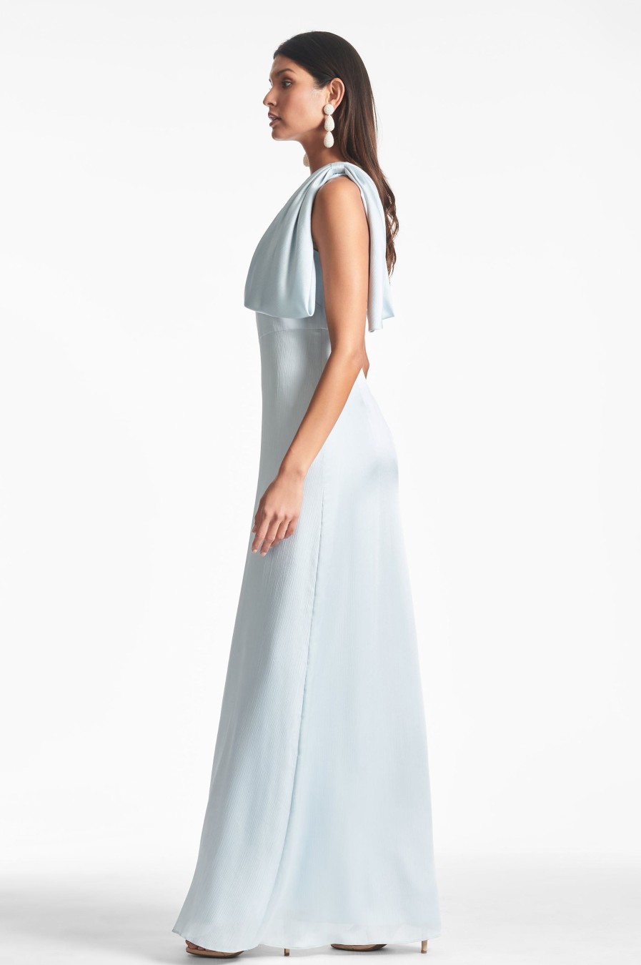 Sachin & Babi Chelsea Gown-Ice Blue | Plus Sizes