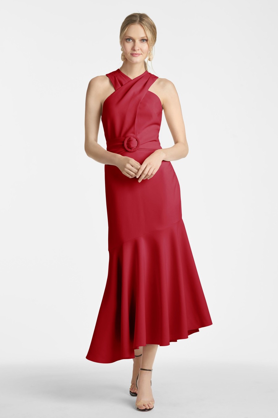 Sachin & Babi Naomi Dress-Dark Red | Sleeveless