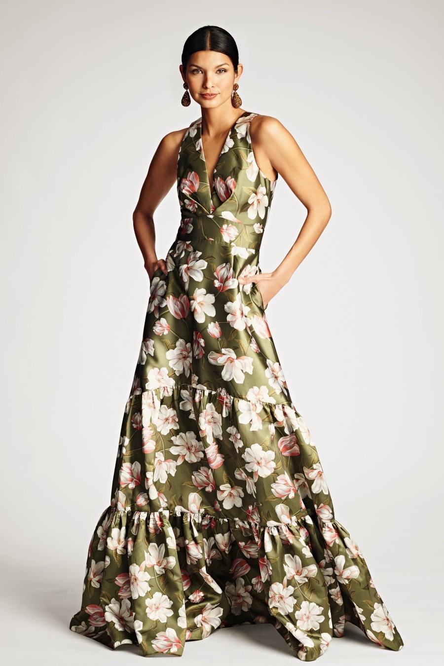 Sachin & Babi Rori Gown-Moss Magnolia | Covered