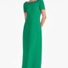 Sachin & Babi Shiloh Gown-Cadmium Green | Covered