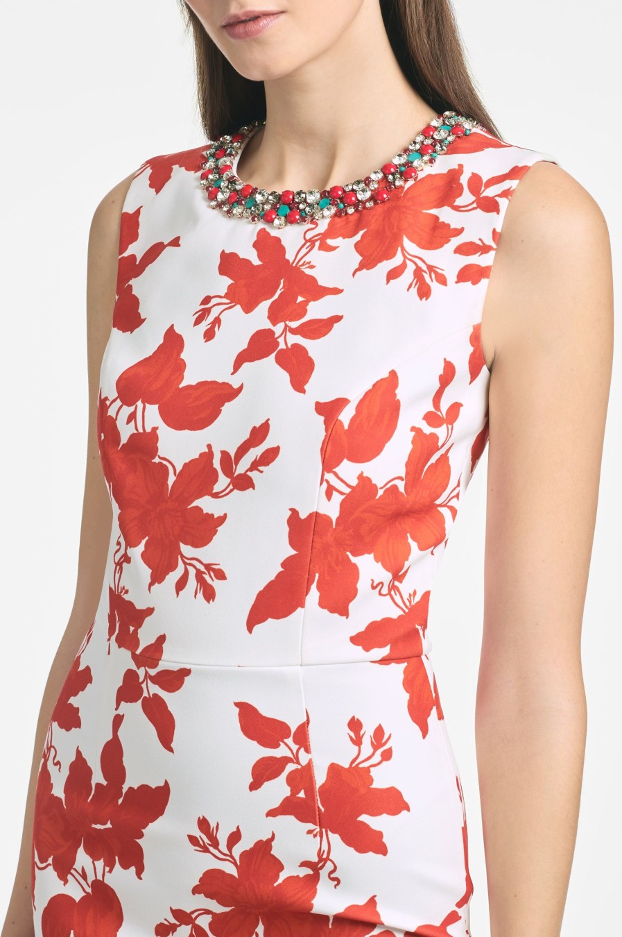 Sachin & Babi Anna Dress-Coral Narcissus | Sleeveless