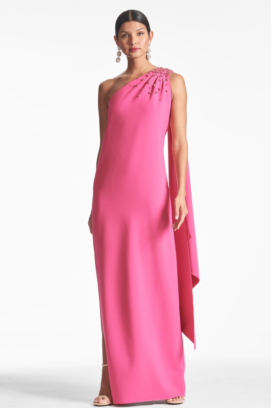 Sachin & Babi Leslie Gown-Rose Pink | Covered